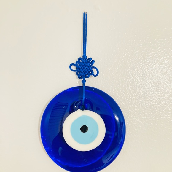 BIG Blue Evil Eye Home Protection Wall Ornament - Picture 3 of 3